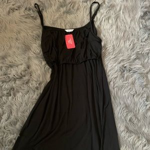 Adorable Black nursing tank dress XL by Patpat
